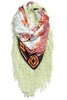 Monarch Fringe Square Scarf