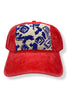 Kilim Baseball Hat Red 10