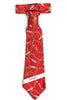 Chanel Red Choker Tie 26