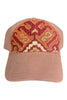 Kilim Baseball Hat - Dusty Rose 30