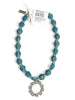 Made In The Deep South 1950s Brooch 1960s Ceramic Bead Necklace