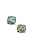Keeping Cool Abalone Square Stud Earrings