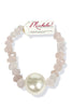 Made In The Deep South 1970s Pearl 1960s Rose Quartz Necklace