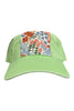 Kilim Baseball Hat - Neon Green 5