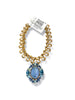 Made in the Deep South 1950s Czech Glass Button Brooch 1950s Necklace