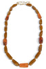 Elodie Tortoise Acrylic Tube Long Necklace