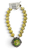 Made In The Deep South 1950s Brooch 1970s Glass Bead Necklace