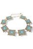 Cherishing You Gold and Turquoise Chain Belt