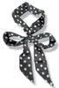 Kept In Mind Black Polka Dot Twilly Scarf