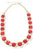 Nice Knowing You Red Beaded Necklace