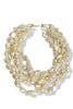 Clara Cream Pearl Layered Necklace