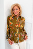 Cape Cod Olive Dragon Long Sleeve Blouse
