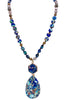 Up and Ready Necklace - Blue