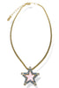 TOVA Sweet Star Pink and Blue Necklace