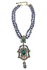 New Level Multi Beaded Pendant Necklace