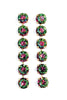 Blair Volcano Abalone Crystal Dangle Earrings