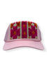Kilim Trucker Hat - Baby Pink 126