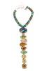 Made In The Deep South 1980s Pendant 1960s Jasper Bead Necklace