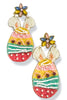 Feeling EGGstra Beaded Earrings