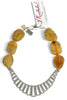 Made in the Deep South 1970s Pendant 1960s Agate Beads Necklace