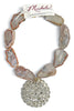 Made in the Deep South 1950s Weiss Brooch 1960s Agate Necklace