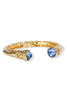 Back to Me Sapphire Gold Cuff Bracelet