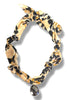 DOORBUSTER Kristalize Leopard & Hematite Stone Scarf Necklace