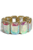 Britney Abalone Stretch Bracelet