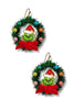 Not So Nice Wreath Earrings