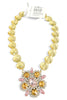 Made In The Deep South 1960s Brooch 1970s Glass Bead Necklace