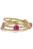 Needing More Fuchsia Bangle Bracelet Set