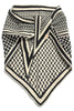 Lilia Black Triangle Scarf