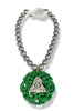 Made In The Deep South 1920s Fur Clip 1960s Jade Pendant Mother Of Pearl Necklace