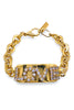 Love ID Bracelet - Antique Gold | TOVA