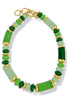 Julie Vos Amalfi Green Multi Statement Necklace