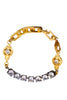 24K Clad Honfleur Chain Silver Chain Bracelet | FRENCH KANDE - FINAL SALE