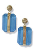 Can Only Hope Blue Acrylic Drop Earrings