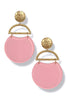 Off The Grid Pink Acrylic Link Drop Earrings