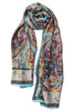All and More Blue Oblong Scarf