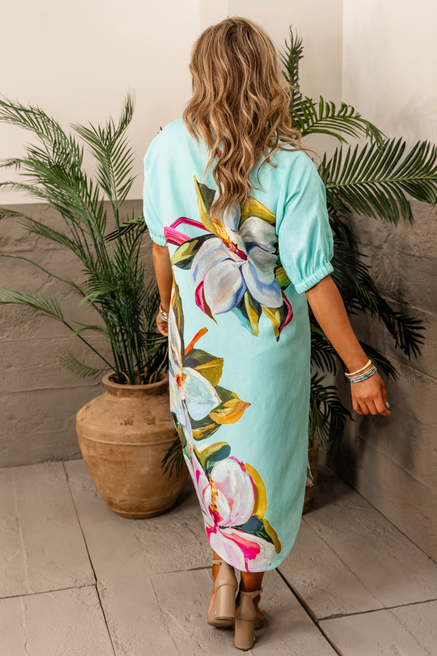 Poppy Linen Caftan Dress | Emily McCarthy Poppy Linen Caftan Dress | Emily McCarthy