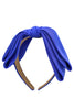 Go Big Blue Bow Headband