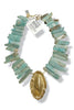 Made In The Deep South 1950s Pendant 1960s Amazonite Bead Necklace