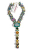 Made in the Deep South 1980s Gemstone Pendant 1970s Quartz Beads Necklace
