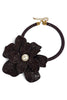 Full Of It Oversized Purple Flower Rhinestone Necklace