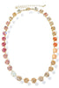 Millie Pink Multi Swarovski Rhinestone Ombre Necklace