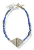 Made In The Deep South 1950s Brooch 1700s Blue Bead Necklace