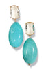 Part of You Turquoise Drop Earrings
