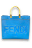 Fendi Blue Stitch Med Sunshine Tote