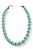 Going Anywhere Turquoise Flat Disk Beaded Necklace