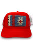 Kilim Trucker Hat - Red 185